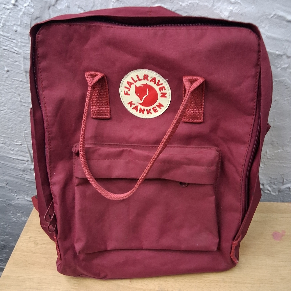 Fjallraven Kanken Burgundy Interior Backpack